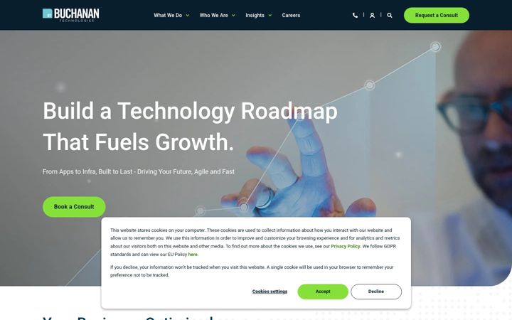 Screenshot of buchanan.com