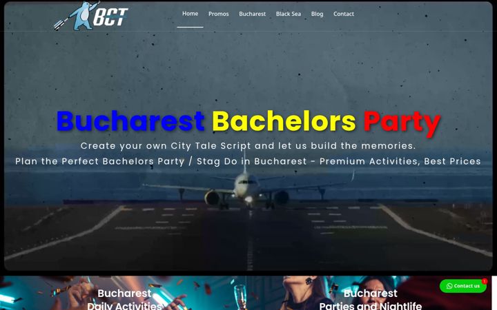 Screenshot of bucharestcitytales.com