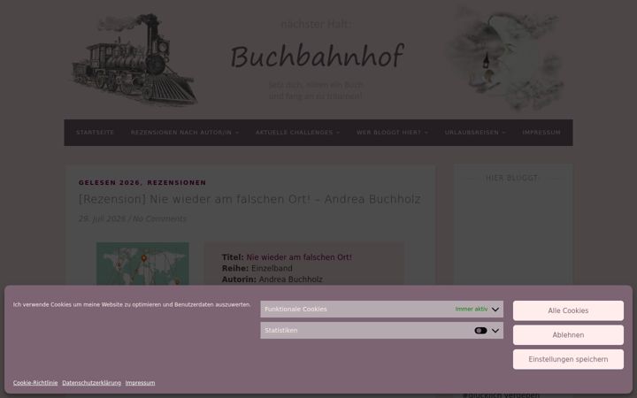 Kuvakaappaus sivustosta buchbahnhof.de