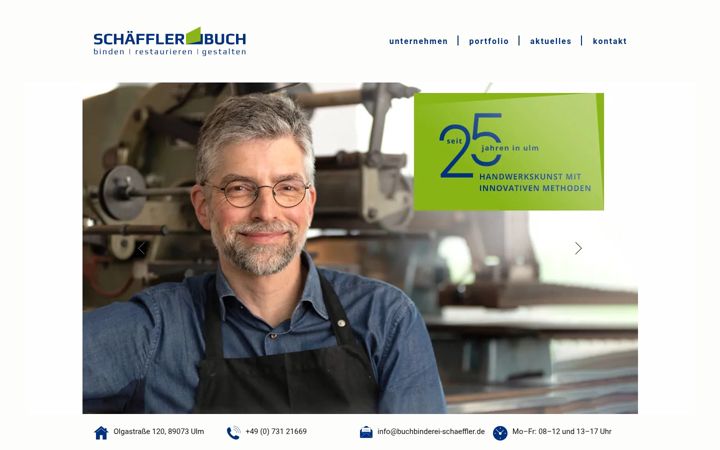 Screenshot von buchbinderei-schaeffler.de