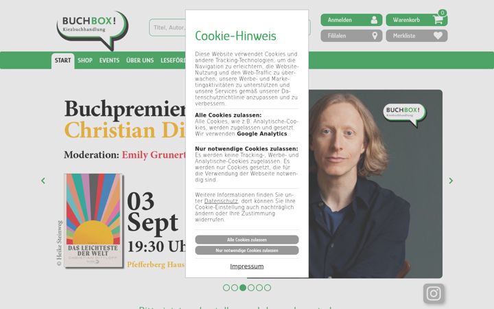 Screenshot of buchboxberlin.de