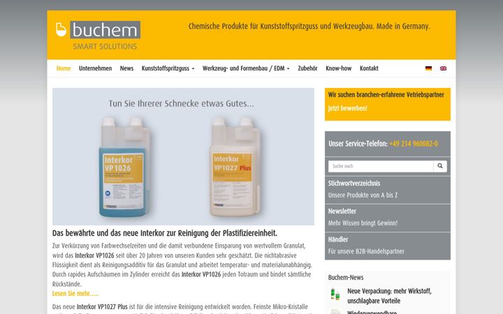 Screenshot of buchem.de