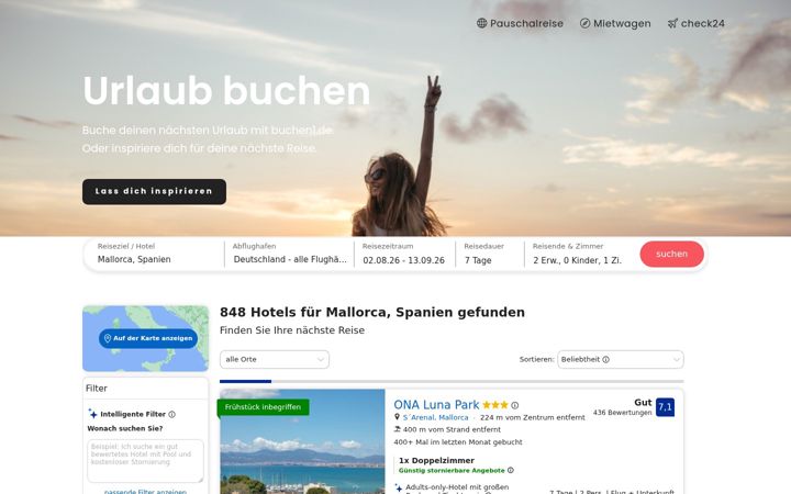 Skjermbilde av buchen1.de