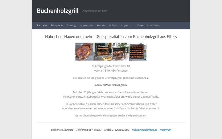 Skjermbilde av buchenholzgrill.de