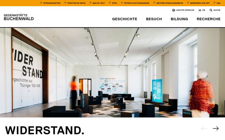 Screenshot of buchenwald.de