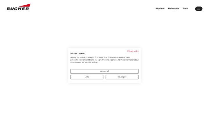 Screenshot of bucher-group.com