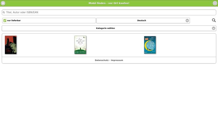 Screenshot of buchfinder.net