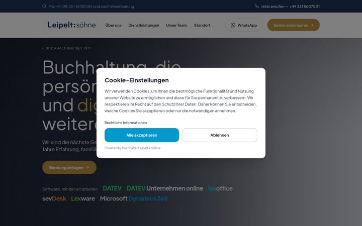 Screenshot of buchhalter-leipelt.de