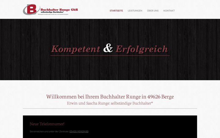 Screenshot of buchhalter-runge.de