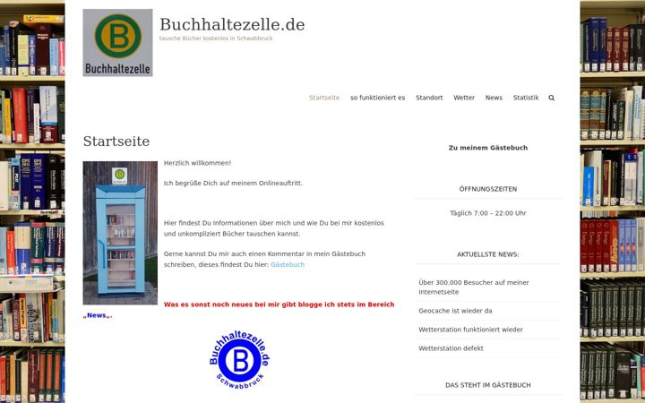 Skjermbilde av buchhaltezelle.de