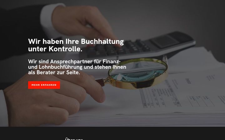 Screenshot of buchhaltung-ansbach.de