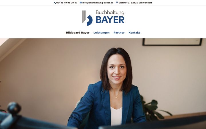 Skjermbilde av buchhaltung-bayer.de