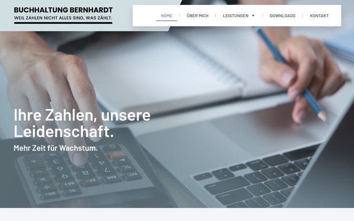 Skjermbilde av buchhaltung-bernhardt.de