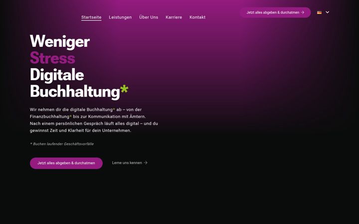 Screenshot of buchhaltung-gm.de
