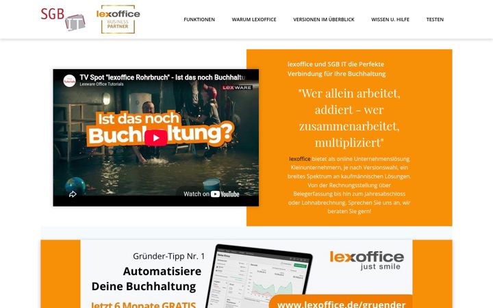 Screenshot of buchhaltung-in-flensburg.de