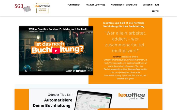 Screenshot of buchhaltung-in-hamburg.de