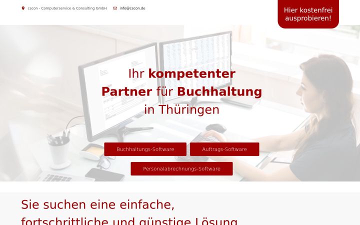 Screenshot of buchhaltung-in-thueringen.de