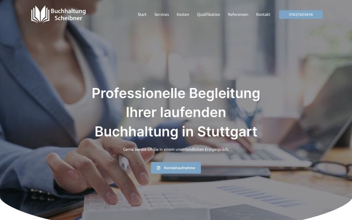 Posnetek zaslona buchhaltung-scheibner.de