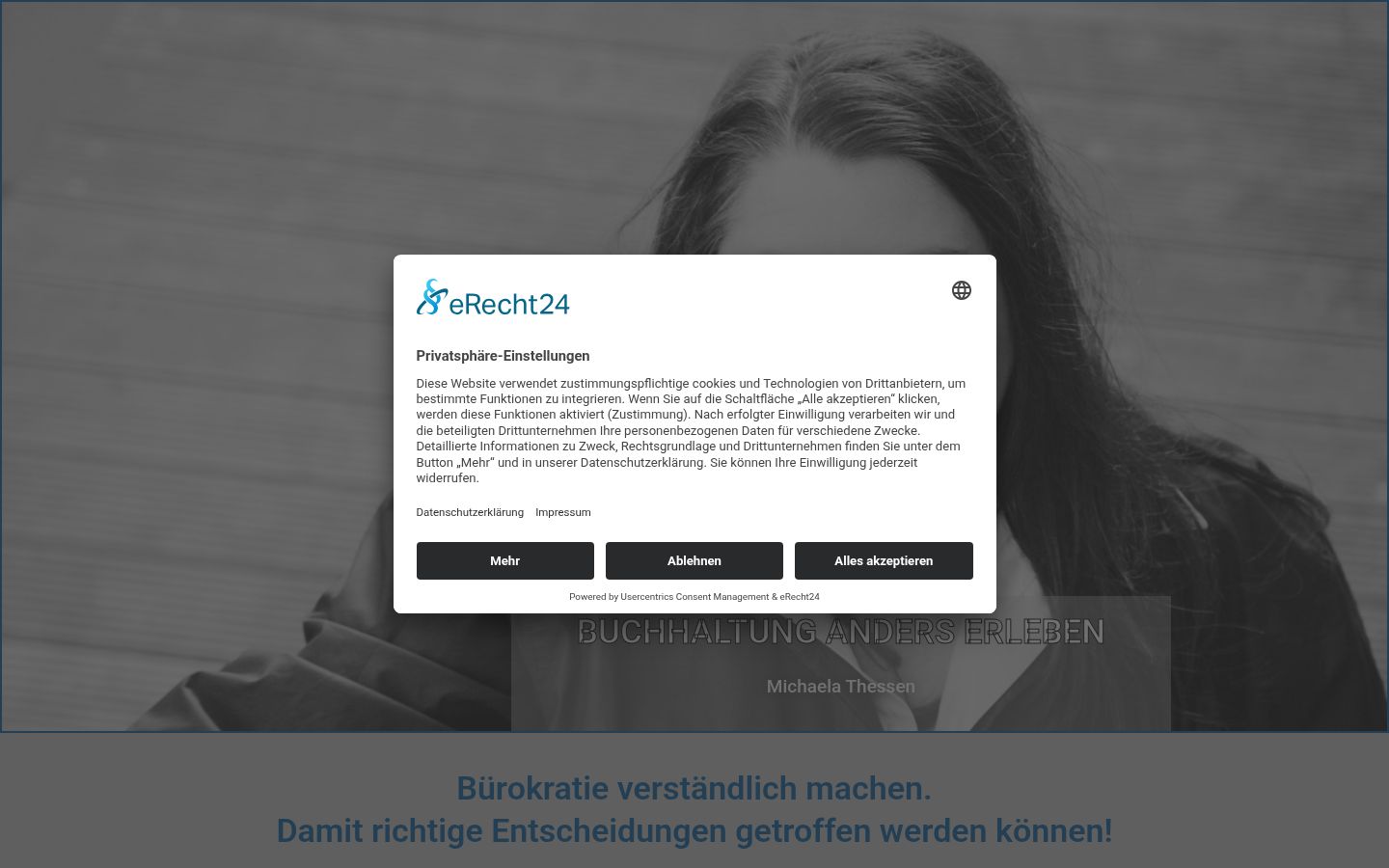 Zrzut ekranu banera zgody wyświetlanego przed jakąkolwiek interakcją