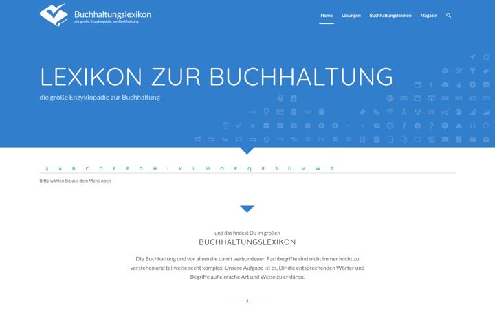 Screenshot di buchhaltungslexikon.de
