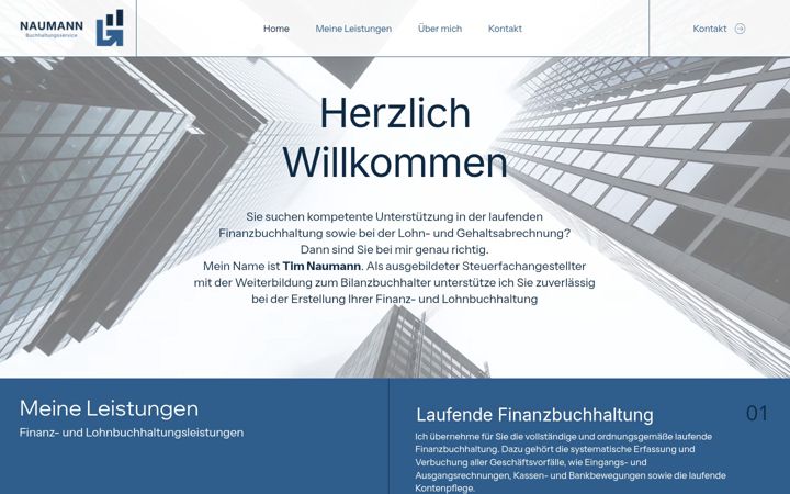 Screenshot di buchhaltungsservicenaumann.de
