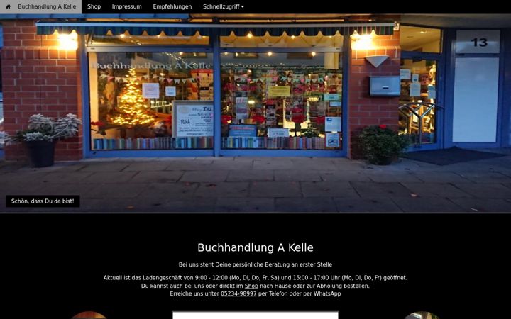 Ekraanipilt saidist buchhandlung-akelle.de