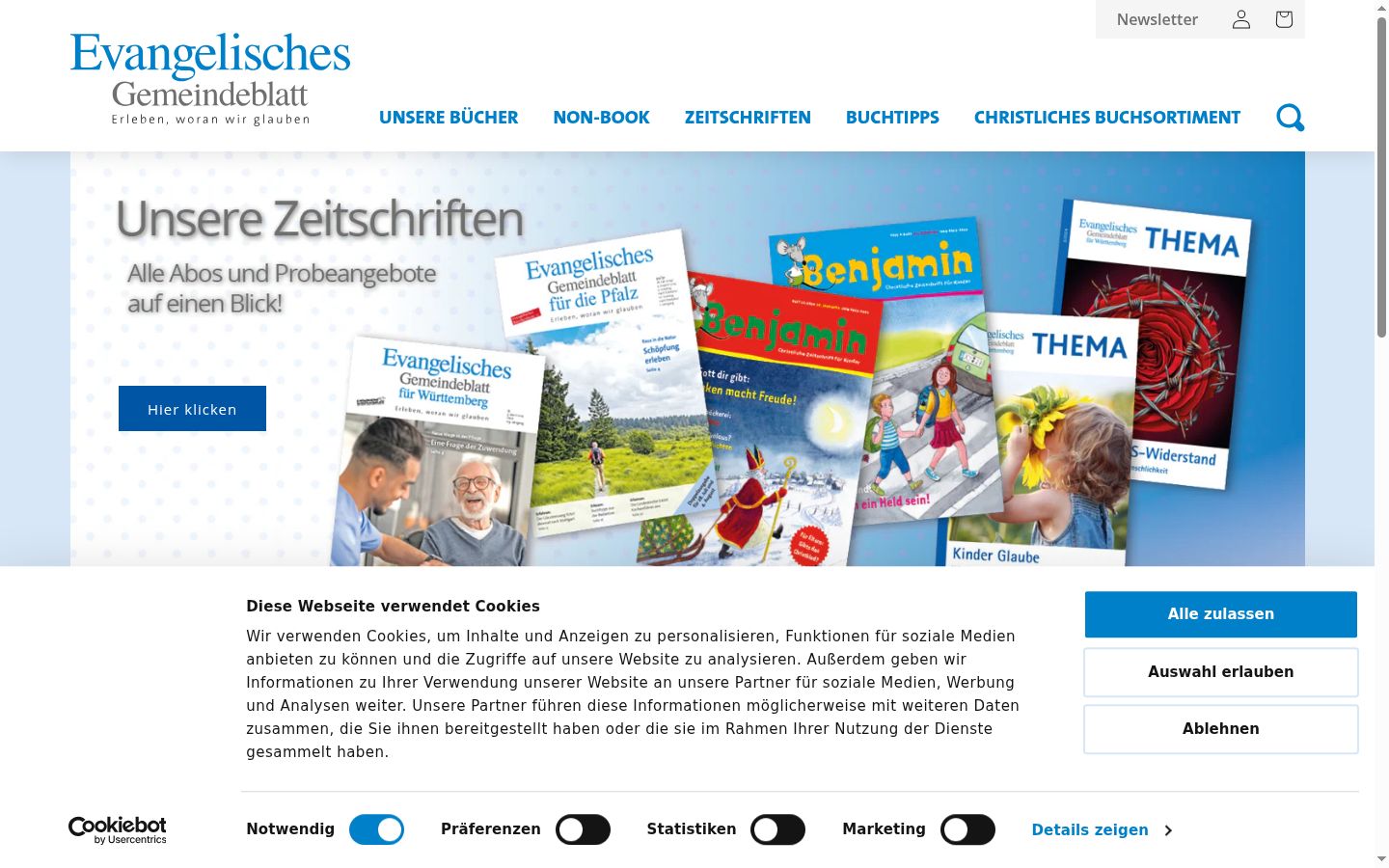 Screenshot tal-banner tal-kunsens muri qabel kwalunkwe interazzjoni