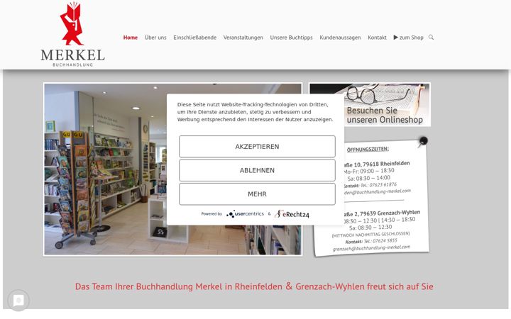 Ekraanipilt saidist buchhandlung-merkel.de