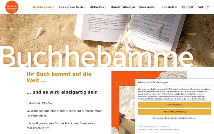Screenshot of buchhebamme.de