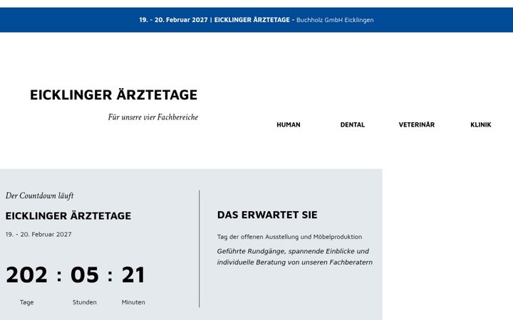 Screenshot of buchholz-aerztetage.de