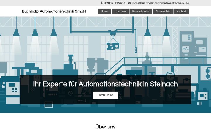 Screenshot of buchholz-automationstechnik.de