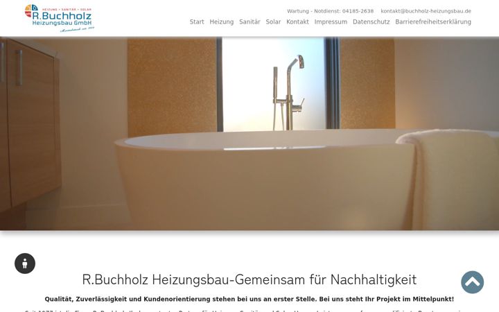 Screenshot of buchholz-heizungsbau.de