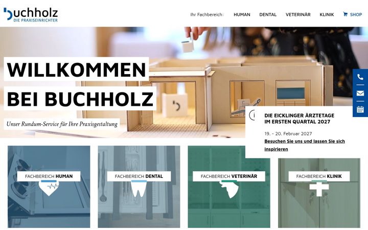 Screenshot of buchholz-praxiseinrichter.de