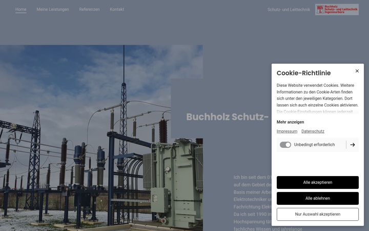 Screenshot of buchholz-schutz.de