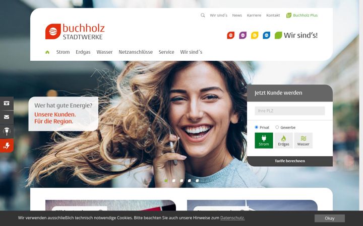Ekrano kopija buchholz-stadtwerke.de