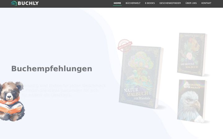 Screenshot of buchly.de