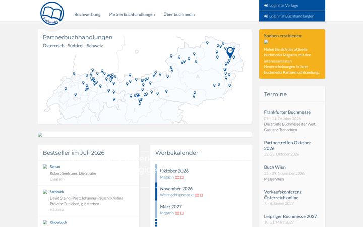 Screenshot of buchmedia.at