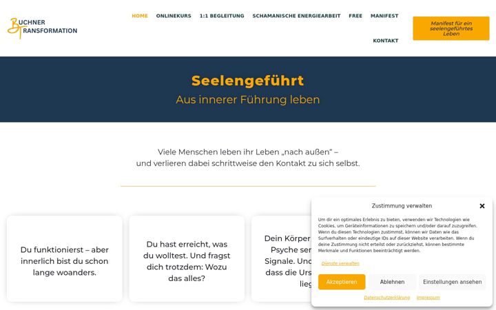 Screenshot of buchnertransformation.com