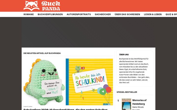 Screenshot of buchpanda.de