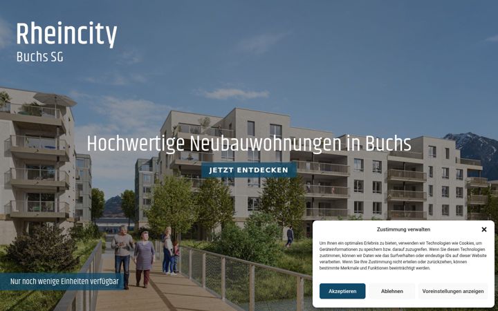 Screenshot of buchs-rheincity.ch