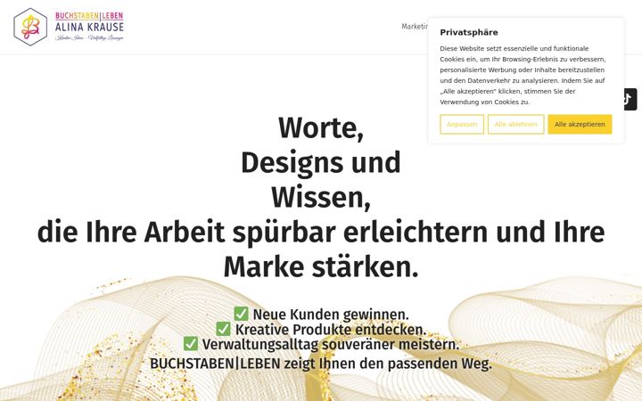 Screenshot of buchstabenleben.de