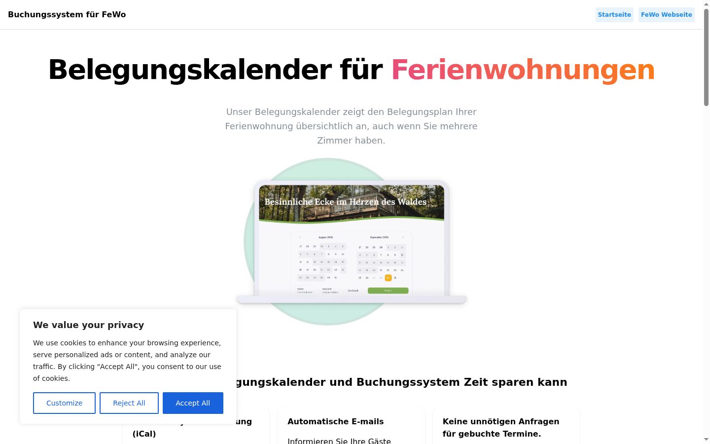 Sutikimo reklamjuostės, rodytos prieš bet kokią sąveiką, ekrano kopija