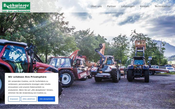 Screenshot of buchwieser-landtechnik.de