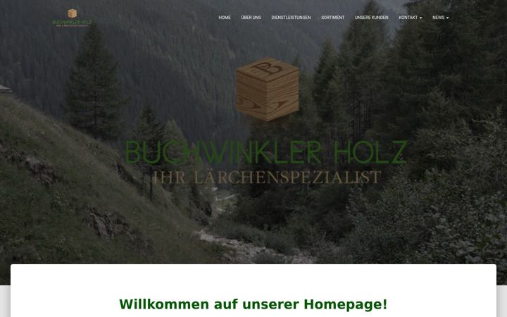 Screenshot of buchwinkler-holz.at