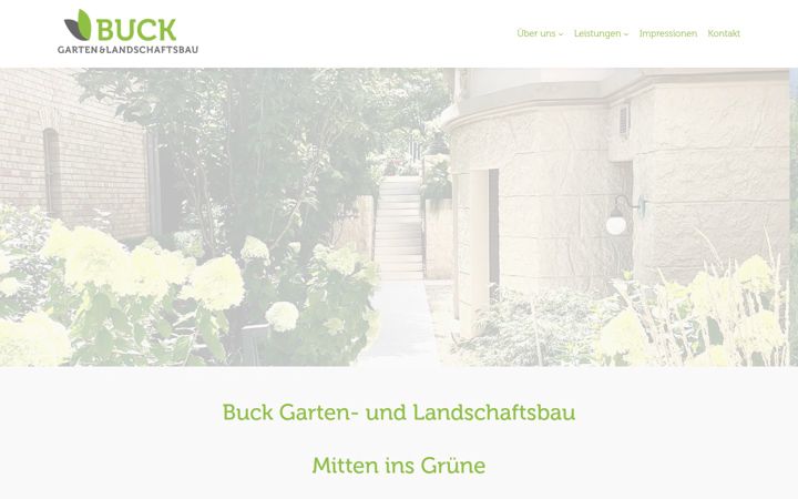 Captură de ecran a buck-gaerten.de