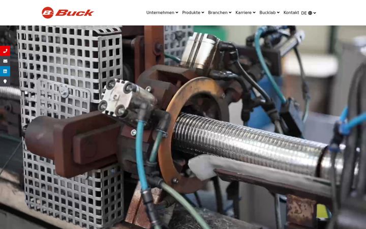 Screenshot of buck-tsp.com