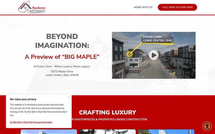 Screenshot of buckeyecapitalpartners.com