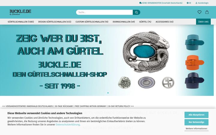 Captură de ecran a buckle-shop.de