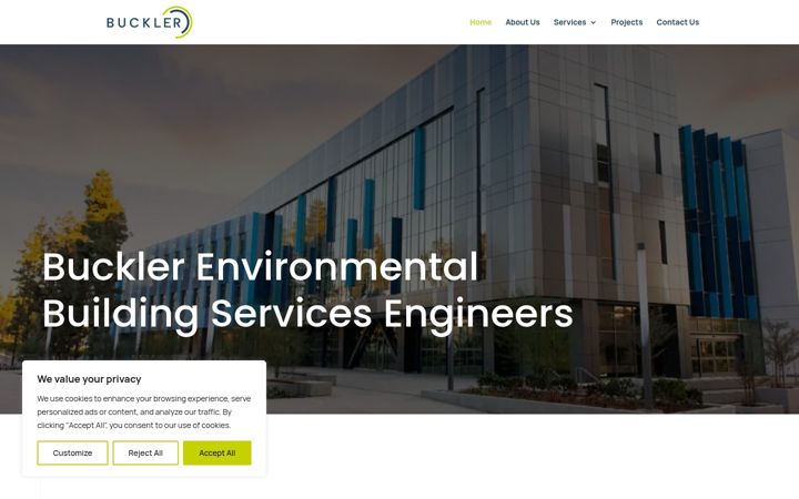 Screenshot of buckler-environmental.com