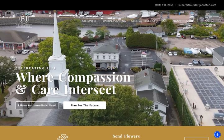 Screenshot of buckler-johnston.com